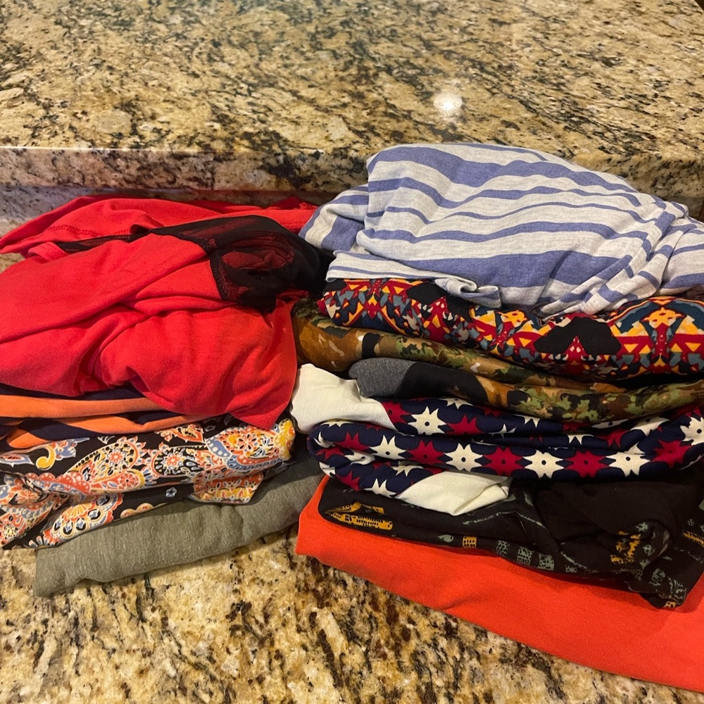 LuLaRoe Randi. Only wore a couple times each L and XL